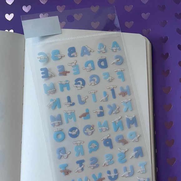 Cinnamoroll alphabet stickers - Picture 5 of 5